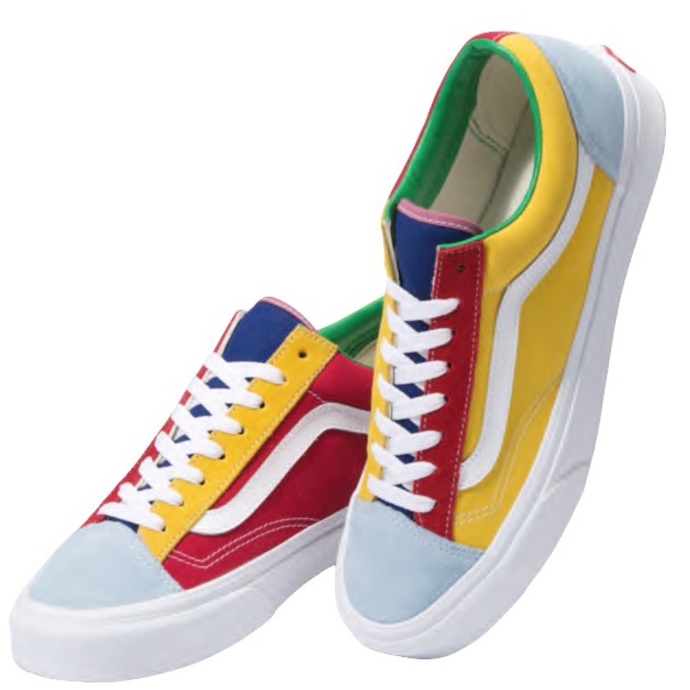 Vans Sunshine Colorblock Style 36 Skater Shoe Sneakers Womens 7 Mens 5.5 Unisex